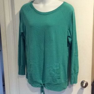 Cool turquoise sweatshirt